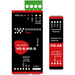 Шлюз ONOKOM HS-6-MB-B для управления полупромышленными системами кондиционирования Hisense